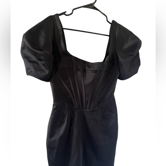 House of CB Niladi Corset Mini Black Dress - Picture 8 of 16